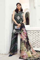 MARIA - B (M. PRINTS) 3 Piece Unstitched Embroidered Cambric Suit | MPT-2705-A