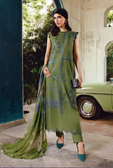 MARIA - B (M.PRINTS) - 3 Piece Unstitched Embroidered Cambric Suit | MPT-2701-A