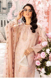 MARIA - B (3 Piece Unstitched Embroidered Lawn Suit | MPT-2601-A)
