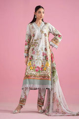 MARIA - B (3 Piece Unstitched Embroidered Lawn Suit | MPT-2605-B)
