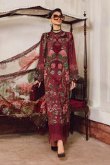 MARIA - B (M. PRINTS) 3 Piece Unstitched Embroidered Cambric Suit | MPT-2709-A