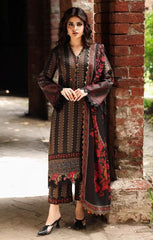 ANIQ - 3-PC UNSTITCHED EMBROIDERED LINEN COLLECTION ANW6-09
