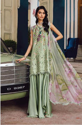 MARIA - B (M. PRINTS) 3 Piece Unstitched Embroidered Cambric Suit | MPT-2706-A