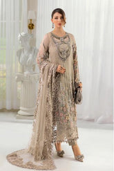 Maria - B (3 Piece Unstitched Embroidered Chiffon Suit | MPC-25-107)