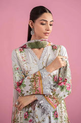MARIA - B (3 Piece Unstitched Embroidered Lawn Suit | MPT-2605-B)