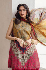 MARIA - B (M. PRINTS) 3 Piece Unstitched Embroidered Cambric Suit | MPT-2710-A