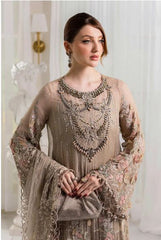 Maria - B (3 Piece Unstitched Embroidered Chiffon Suit | MPC-25-107)