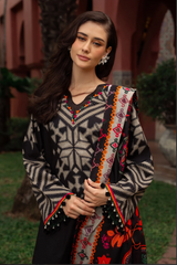 CHARIZMA - 3-PC Unstitched Printed Linen Collection CPW5-06