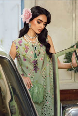 MARIA - B (M. PRINTS) 3 Piece Unstitched Embroidered Cambric Suit | MPT-2706-A
