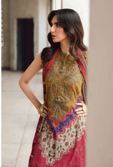 MARIA - B (M. PRINTS) 3 Piece Unstitched Embroidered Cambric Suit | MPT-2710-A