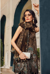 MARIA - B (M. PRINT) 3 Piece Unstitched Embroidered Cambric Suit | MPT-2704-A