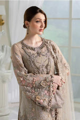 Maria - B (3 Piece Unstitched Embroidered Chiffon Suit | MPC-25-107)