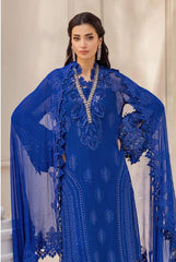 Maria - B (3 Piece Unstitched Embroidered Chiffon Suit | MPC-25-103)
