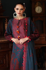 ANIQ - 3-PC UNSTITCHED EMBROIDERED LINEN COLLECTION ANW6-04