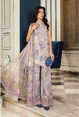 MARIA - B (M. PRINTS) 3 Piece Unstitched Embroidered Cambric Suit | MPT-2708-A