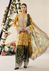 MARIA - B (3 Piece Unstitched Embroidered Lawn Suit | MPT-2606-A)