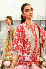 MARIA - B (3 Piece Unstitched Embroidered Lawn Suit | MPT-2606-B)