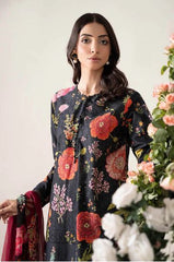 MARIA - B (3 Piece Unstitched Embroidered Lawn Suit | MPT-2607-B)