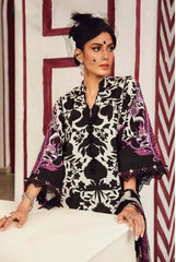 MARIA - B (M. PRINTS) 3 Piece Unstitched Embroidered Cambric Suit | MPT-2704-B