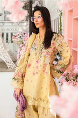 MARIA - B (3 Piece Unstitched Embroidered Lawn Suit | MPT-2603-A)