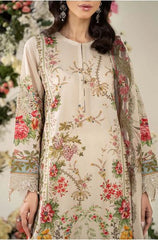 MARIA - B (3 Piece Unstitched Embroidered Lawn Suit | MPT-2605-A)