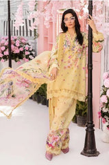 MARIA - B (3 Piece Unstitched Embroidered Lawn Suit | MPT-2603-A)