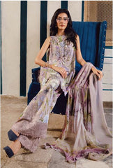 MARIA - B (M. PRINTS) 3 Piece Unstitched Embroidered Cambric Suit | MPT-2708-A