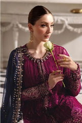 Maria - B (3 Piece Unstitched Embroidered Chiffon Suit | MPC-25-102)