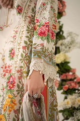 MARIA - B (3 Piece Unstitched Embroidered Lawn Suit | MPT-2605-A)