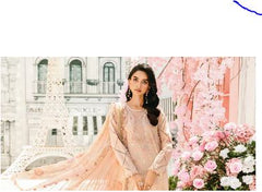 MARIA - B (3 Piece Unstitched Embroidered Lawn Suit | MPT-2601-A)