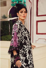 MARIA - B (M. PRINTS) 3 Piece Unstitched Embroidered Cambric Suit | MPT-2704-B